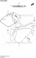 REAR FAIRING (DR Z400SML7 E03) for Suzuki DR-ZSM 400 2017