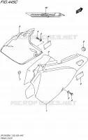 REAR FAIRING (DR Z400SML7 E33) for Suzuki DR-ZSM 400 2017