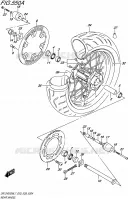 REAR WHEEL for Suzuki DR-ZSM 400 2017
