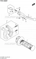 RIGHT HANDGRIPS   LEVERS  for Suzuki DR-ZSM 400 2017