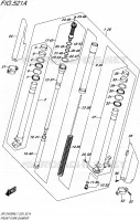 FRONT FORK for Suzuki DR-ZSM 400 2017