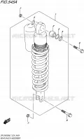 REAR SHOCK ABSORBER for Suzuki DR-ZSM 400 2017