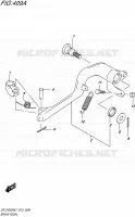 BRAKE PEDAL for Suzuki DR-ZSM 400 2017