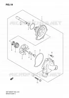 WATER PUMP for Suzuki BANDIT-S 1250 2010