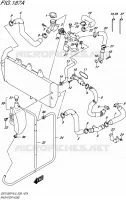RADIATOR HOSE for Suzuki GSX-F 1250 1992