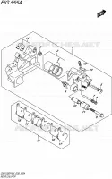 REAR CALIPER for Suzuki GSX-F 1250 1992