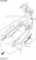 REAR FAIRING for Suzuki GSX-F 1250 1992