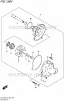 WATER PUMP for Suzuki GSX-F 1250 1992