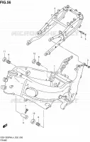 FRAME for Suzuki HAYABUSA 1300 2014