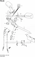 HANDLEBAR (GSX1300RAL4 E02) for Suzuki HAYABUSA 1300 2014