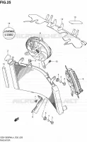 RADIATOR (GSX1300RAL4 E19) for Suzuki HAYABUSA 1300 2014