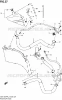 RADIATOR HOSE for Suzuki HAYABUSA 1300 2014