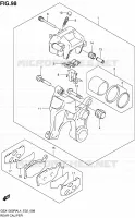 REAR CALIPER for Suzuki HAYABUSA 1300 2014