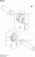 SWITCHES (GSX1300RAL4 E19) for Suzuki HAYABUSA 1300 2014