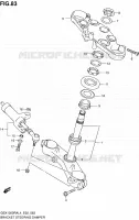 TRIPLE CLAMPS   STEERING DAMPER for Suzuki HAYABUSA 1300 2014