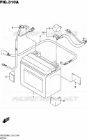 BATTERY for Suzuki HAYABUSA 1300 2017