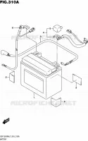 BATTERY for Suzuki HAYABUSA 1300 2017