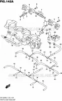 THROTTLE BODY for Suzuki HAYABUSA 1300 2017