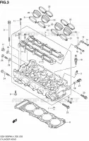 CYLINDER HEAD for Suzuki HAYABUSA 1300 2014