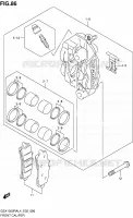 FRONT CALIPER for Suzuki HAYABUSA 1300 2014