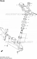 TRIPLE CLAMPS   STEERING DAMPER for Suzuki HAYABUSA 1300 2014