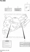 LABEL (GSX1300RAZL4 E19) for Suzuki HAYABUSA 1300 2014