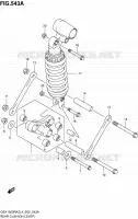 SHOCK ABSORBER LINKAGE (GSX1300RAZL4 E02) for Suzuki HAYABUSA 1300 2014