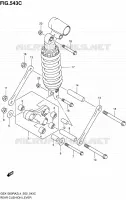SHOCK ABSORBER LINKAGE (GSX1300RAZUFL4 E19) for Suzuki HAYABUSA 1300 2014