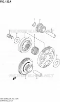 STARTER MOTOR CLUTCH for Suzuki HAYABUSA 1300 2014