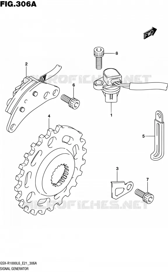 ALTERNATOR Suzuki MOTO 1000 GSX-R 2016  GSX-R1000AUF L6 (E21)