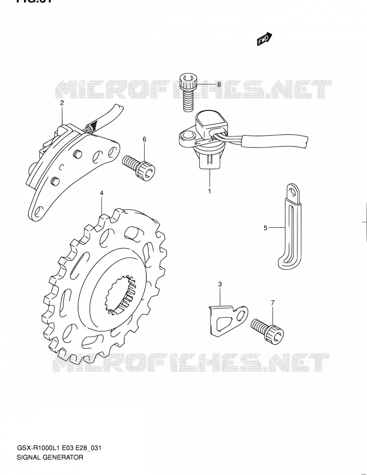 ALTERNATOR Suzuki MOTO 1000 GSX-R 2011  GSX-R1000 L1 (E03,E28,E33)