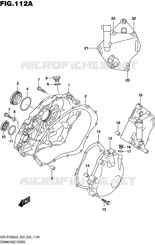 CASING Suzuki MOTO 1000 GSX-R 2016  GSX-R1000 L6 (E03,E28,E33)