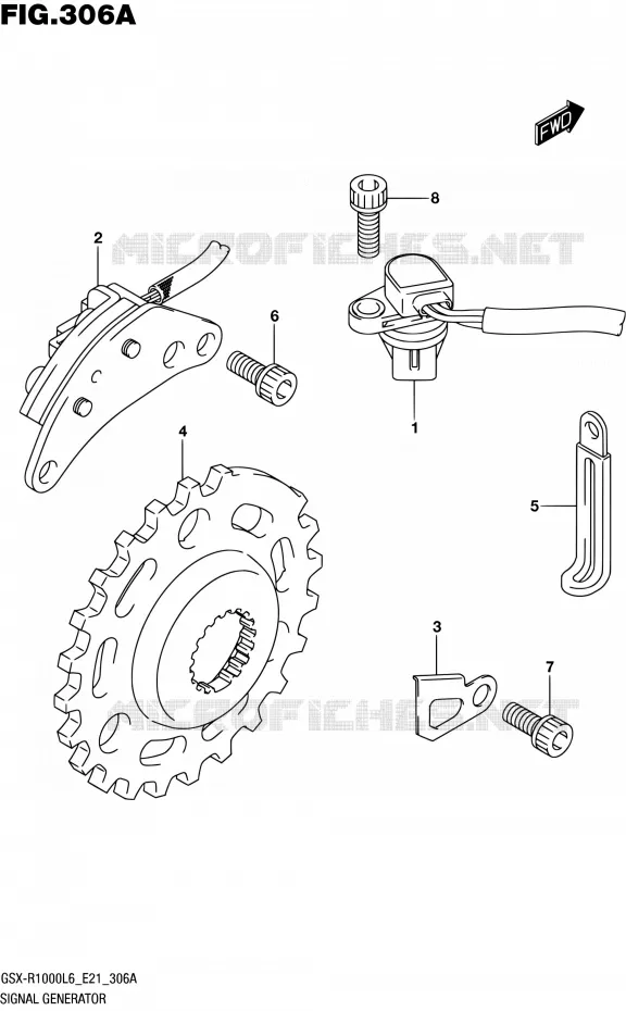 ALTERNATOR Suzuki MOTO 1000 GSX-R 2016  GSX-R1000UF L6 (E21)