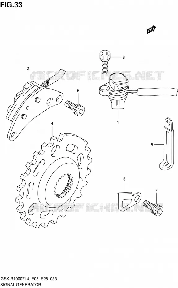 ALTERNATOR Suzuki MOTO 1000 GSX-R 2014  GSX-R1000Z L4 (E03,E28,E33)