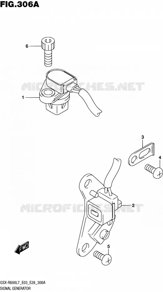 ALTERNATOR Suzuki MOTO 600 GSX-R 2017  GSX-R600 L7 (E03,E28,E33)
