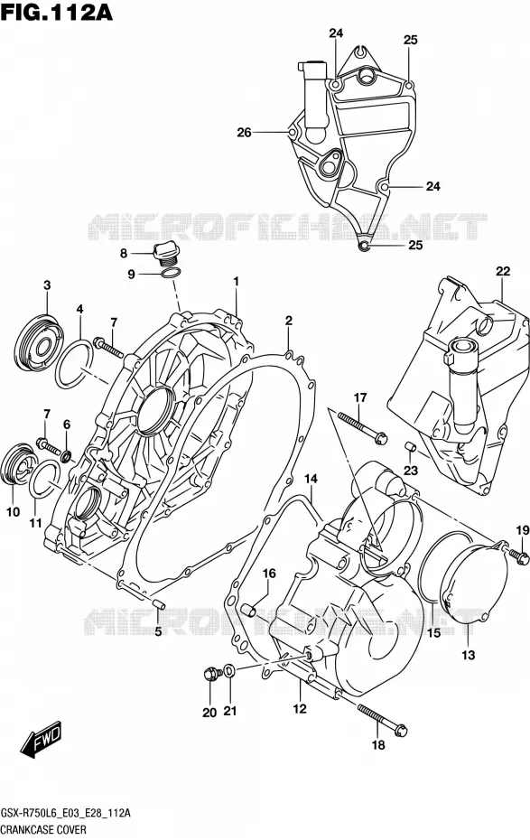 CASING Suzuki MOTO 750 GSX-R 2016  GSX-R750 L6 (E03,E28,E33)