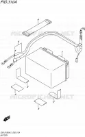 BATTERY for Suzuki GSX-S 1000 2017