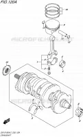 CRANKSHAFT for Suzuki GSX-S 1000 2017