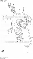 FUEL EVAP SYSTEM for Suzuki GSX-S 1000 2017