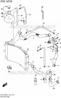 RADIATOR HOSE for Suzuki GSX-S 1000 2017