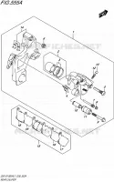 REAR CALIPER for Suzuki GSX-S 1000 2017