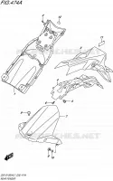 REAR FENDER for Suzuki GSX-S 1000 2017