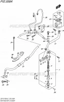 REAR MASTER CYLINDER for Suzuki GSX-S 1000 2017