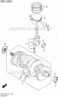 CRANKSHAFT for Suzuki GSX-S 1000 2016