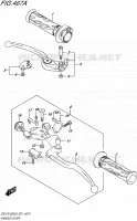 HANDGRIPS   LEVERS  for Suzuki GSX-S 1000 2016