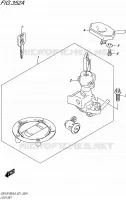 LOCK SET for Suzuki GSX-S 1000 2016