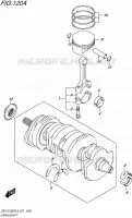 CRANKSHAFT for Suzuki GSX-S 1000 2016