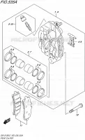 FRONT CALIPER for Suzuki GSX-S 1000 2017