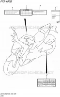 LABEL (GSX S1000AL7 E03) for Suzuki GSX-S 1000 2017