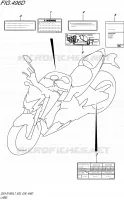 LABEL (GSX S1000AL7 E33) for Suzuki GSX-S 1000 2017